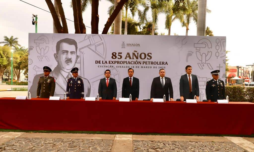 Autoridades conmemoran el 85 aniversario de la Expropiación Petrolera