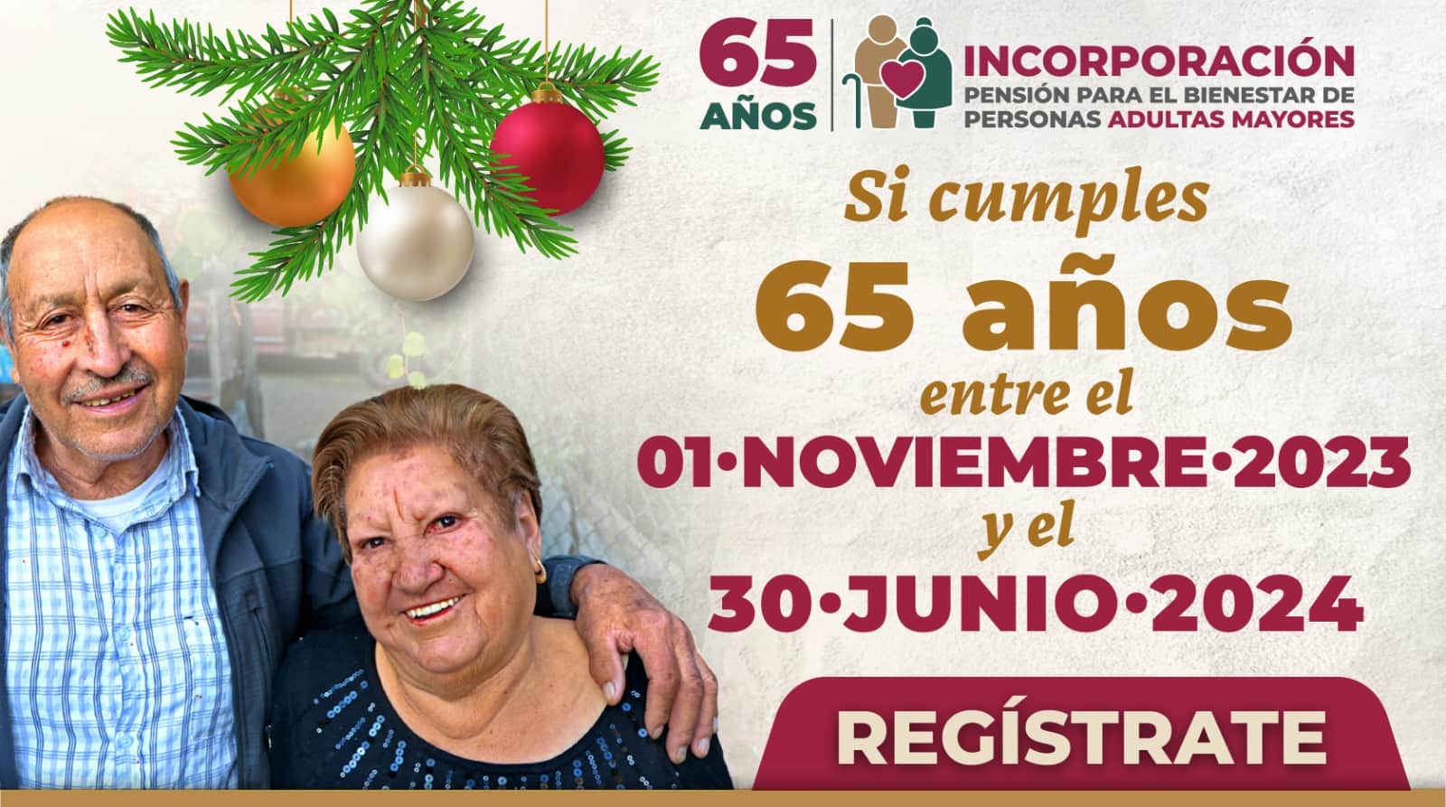 Registro A La PensiÓn De Adultos Mayores A Quienes Cumplen Los 65 AÑos De Edad Del 01 De 5784